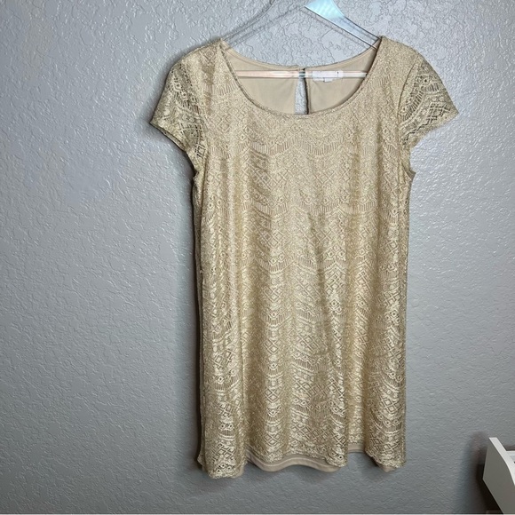 Socialite Gold Dress - Picture 2 of 5